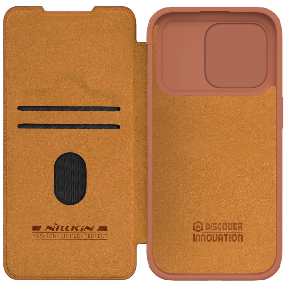 Qin Pro CamShield iPhone 15 Pro Brown