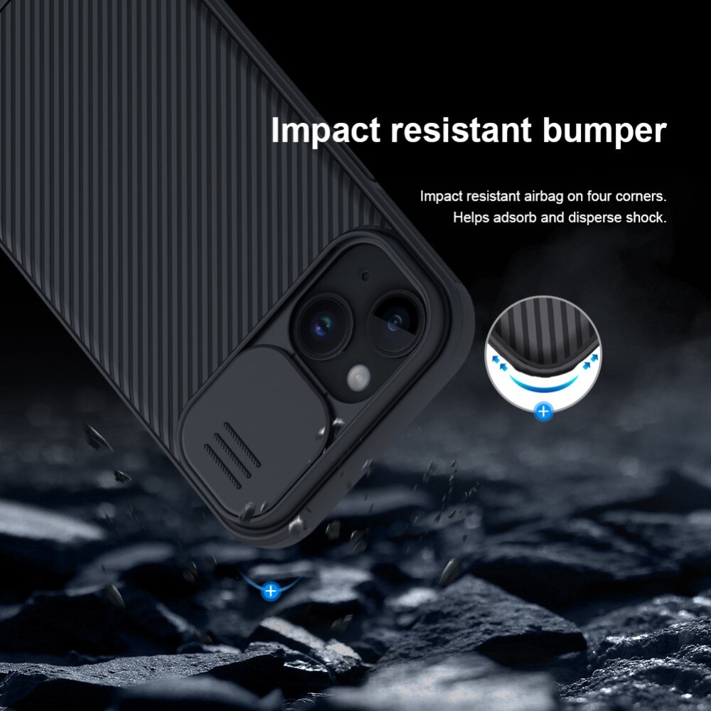 CamShield Kuori iPhone 15 Sininen