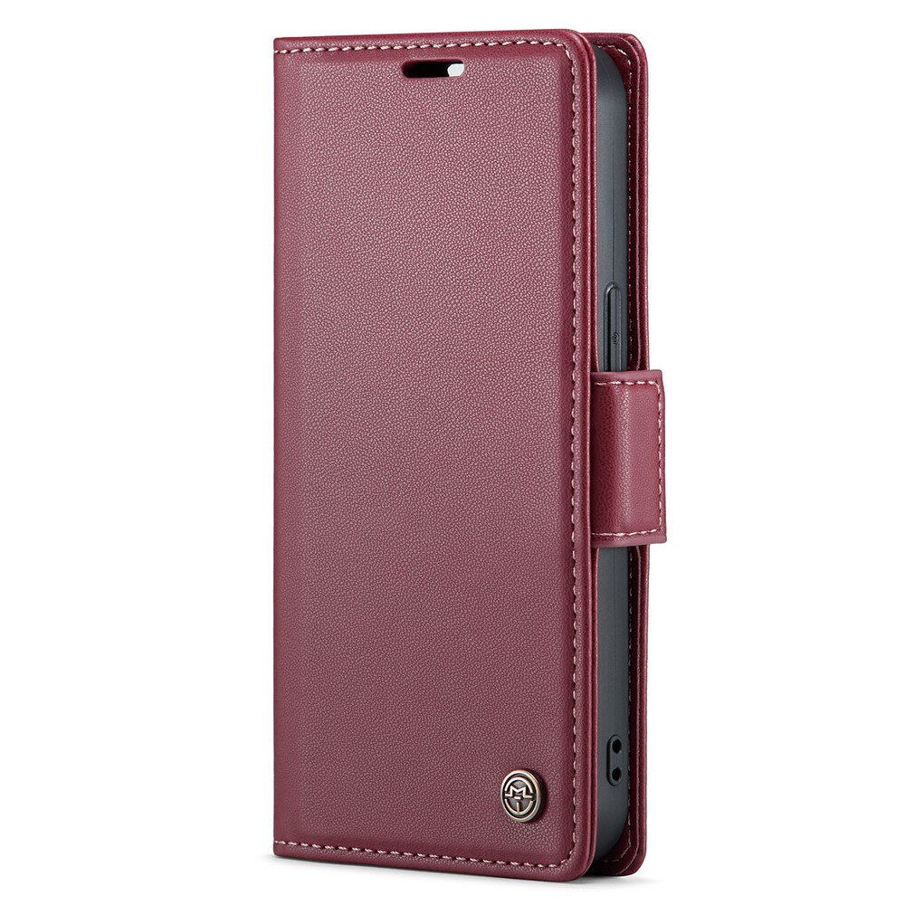 RFID Slim Lompakkokotelo iPhone 15 Punainen