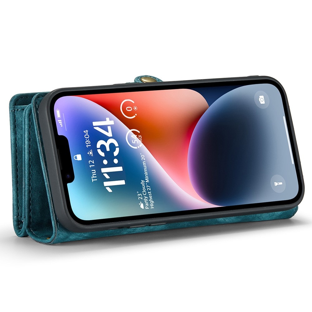 Multi-slot Suojakotelo iPhone 15 Pro sininen