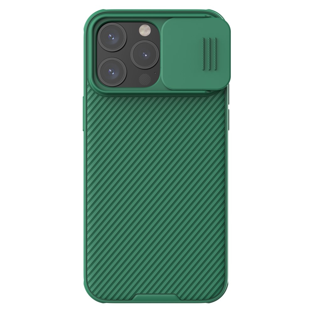 CamShield Kuori iPhone 15 Pro Max vihreä