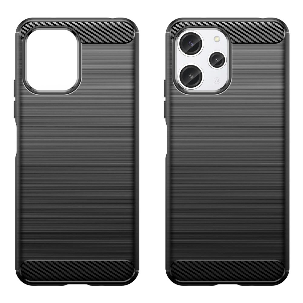 Xiaomi Redmi 12 Kuori TPU Brushed Musta