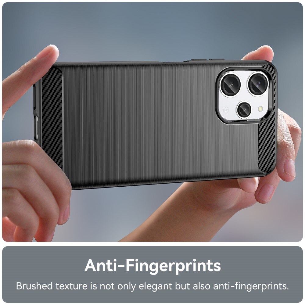 Xiaomi Redmi 12 Kuori TPU Brushed Musta