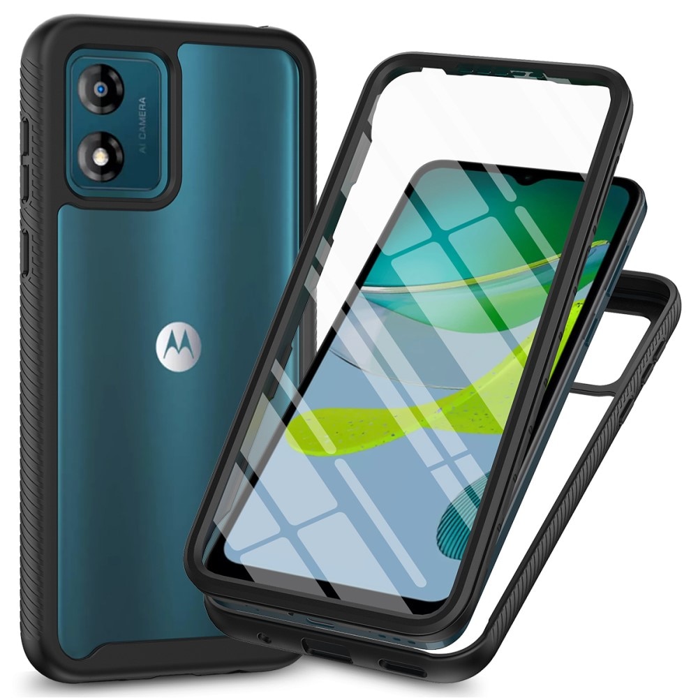 Full Protection Case Motorola Moto E13 musta