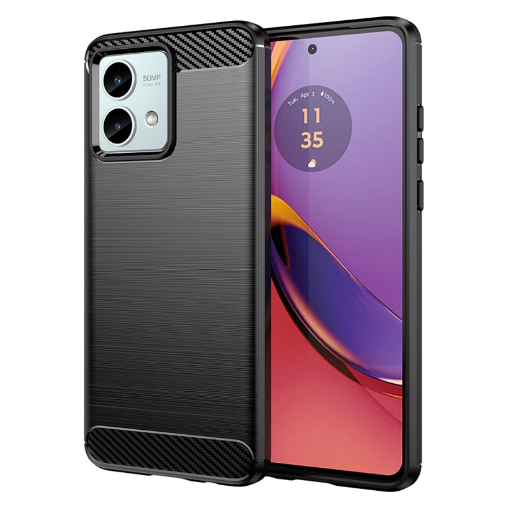 Motorola Moto G84 Kuori TPU Brushed Musta