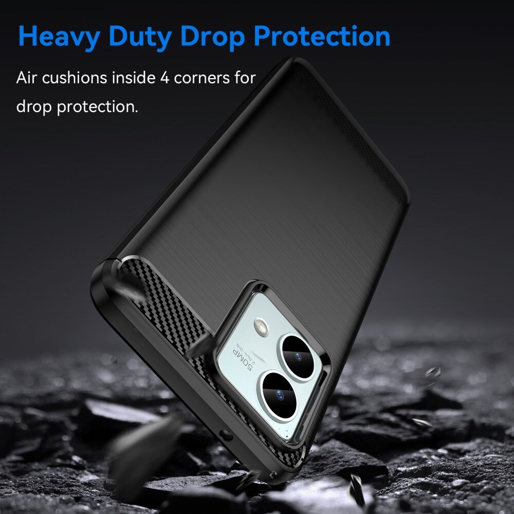Motorola Moto G84 Kuori TPU Brushed Musta