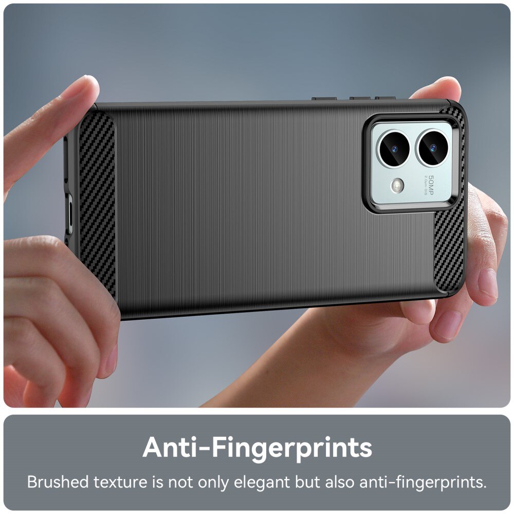 Motorola Moto G84 Kuori TPU Brushed Musta