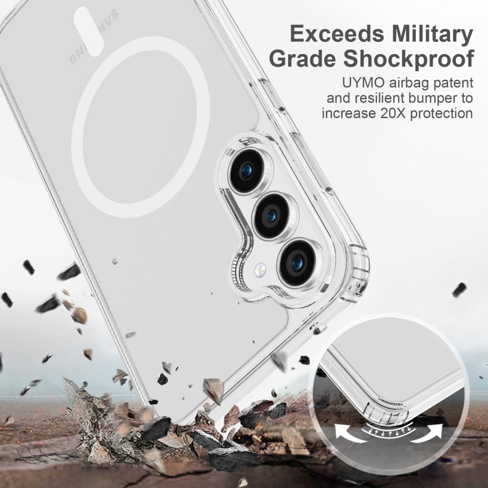 Hybridikuori MagSafe Samsung Galaxy S23 FE kirkas