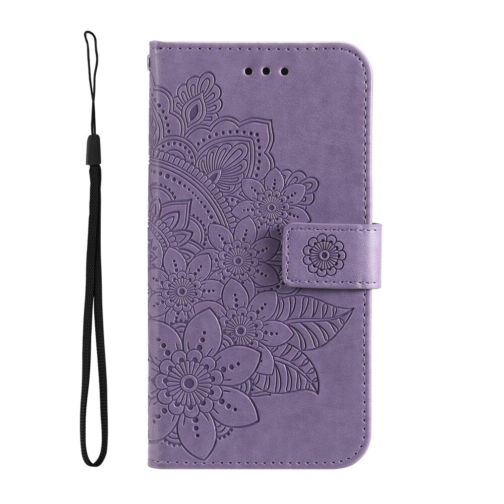 Nahkakotelo Mandala Xiaomi 13T liila