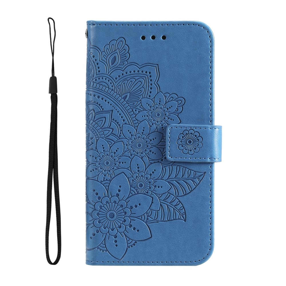 Nahkakotelo Mandala Xiaomi 13T Pro sininen