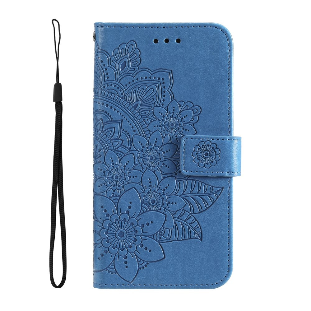 Nahkakotelo Mandala Xiaomi 13T sininen