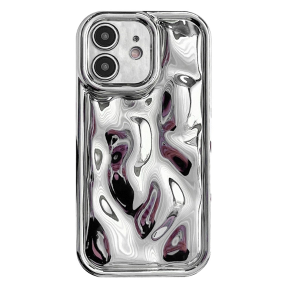 Wavy Kuori TPU iPhone 12 hopea