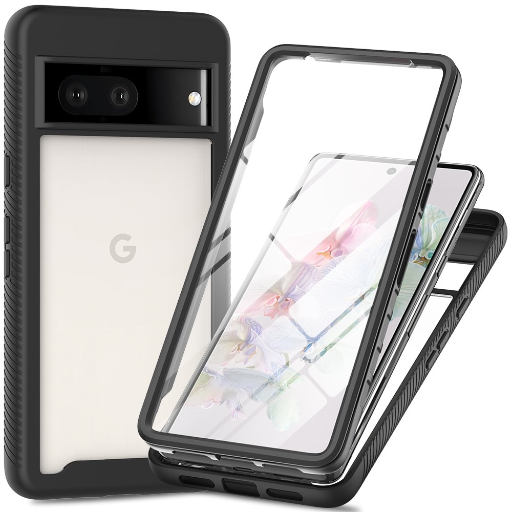 Full Protection Case Google Pixel 8 musta