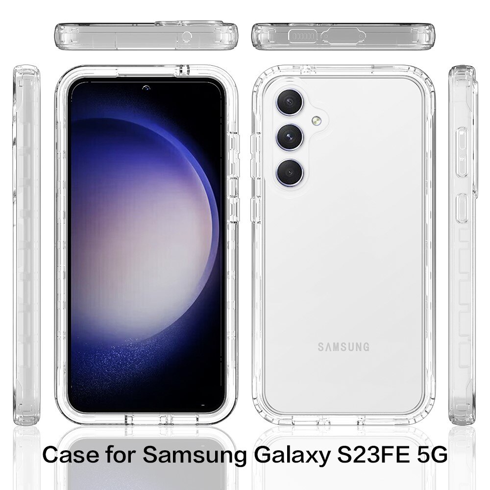 Full Protection Case Samsung Galaxy S23 FE kirkas