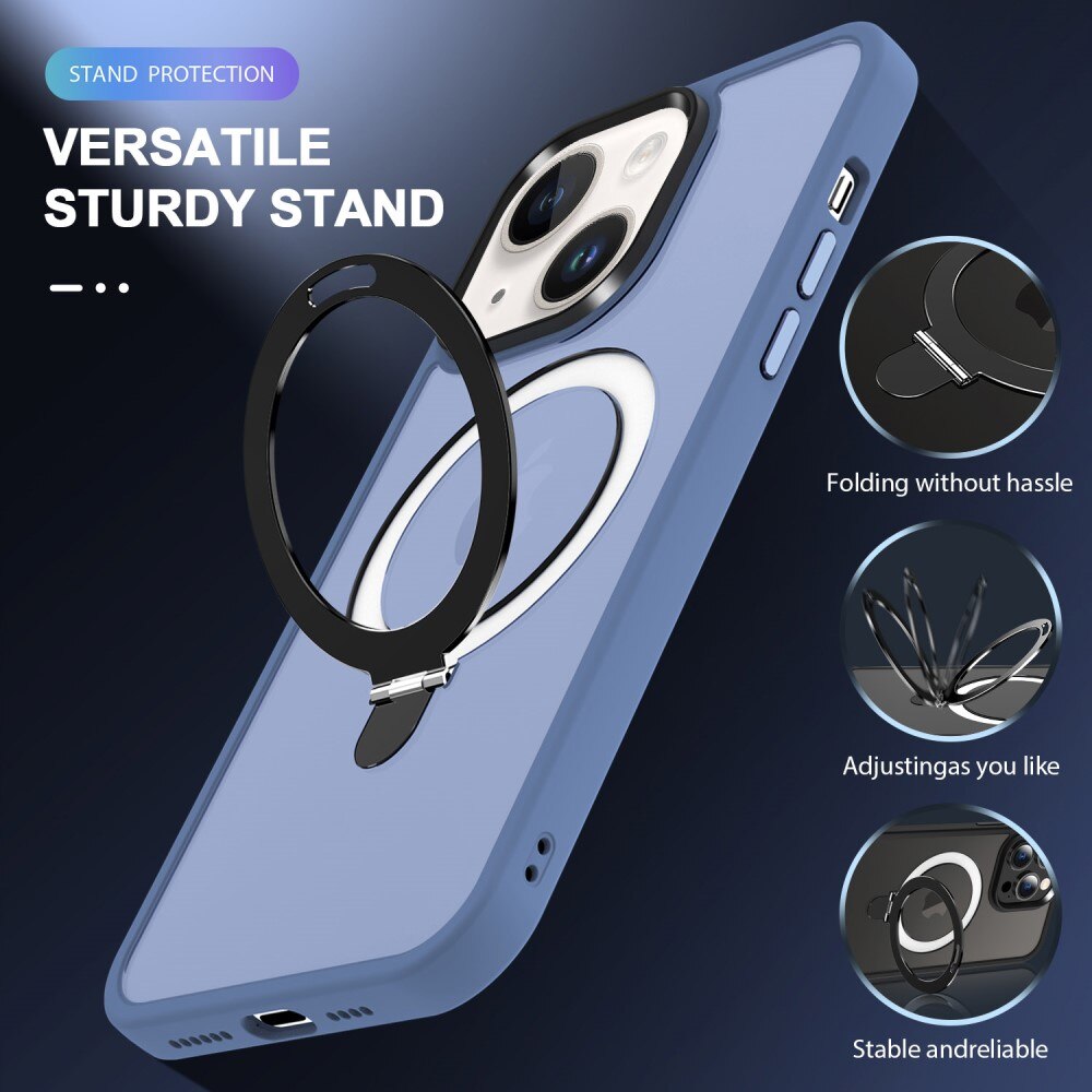 Hybridikuori MagSafe Ring iPhone 15 Plus Sininen
