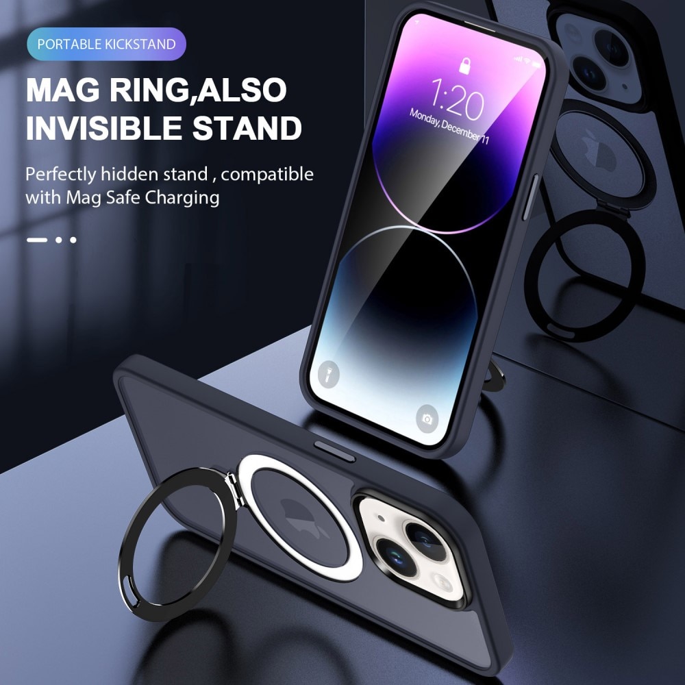 Hybridikuori MagSafe Ring iPhone 15 Pro vaaleansininen