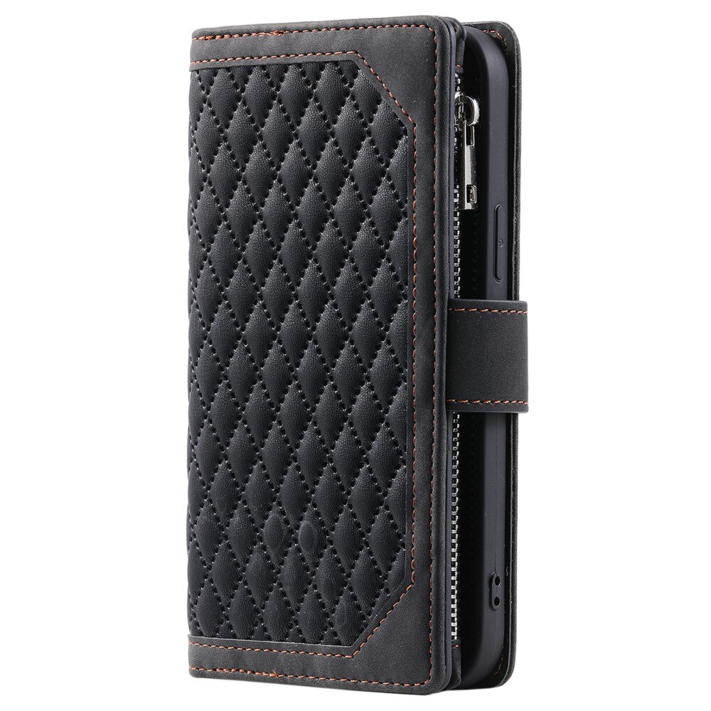 Lompakkolaukku Samsung Galaxy S24 Plus Quilted musta