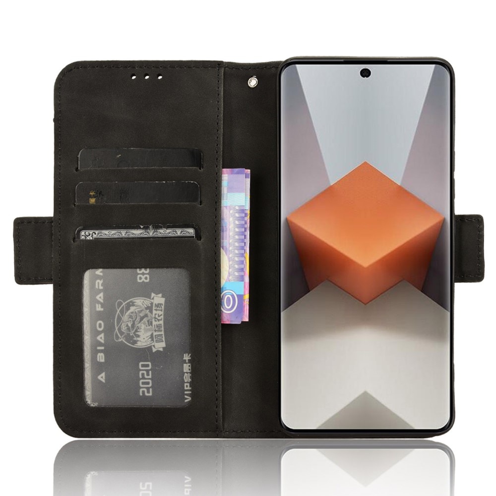 Multi Lompakkokotelo Xiaomi Redmi Note 13 Pro Plus musta