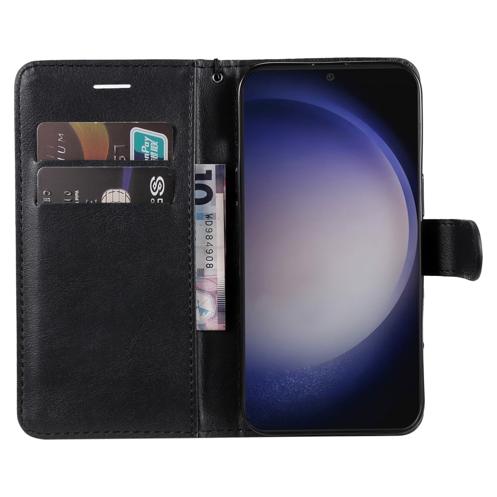 Samsung Galaxy S24 Plus Lompakkokotelo musta