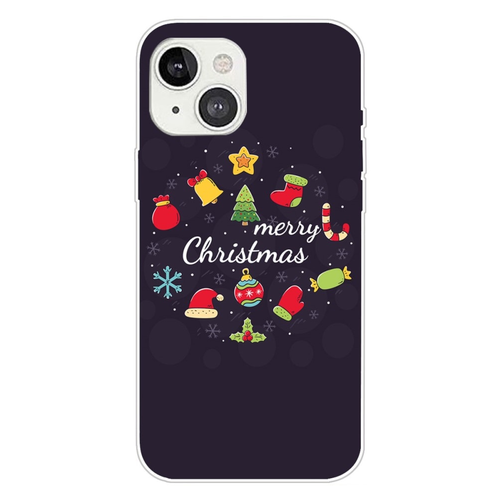 TPU suojakuori Joulukuviolla iPhone 15 - Merry Christmas