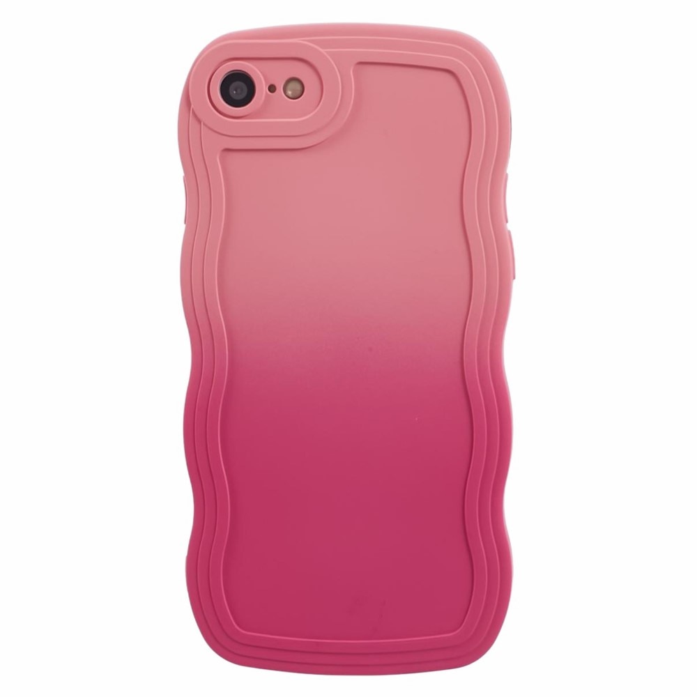Wavy Edge Kuori iPhone 7 vaaleanpunainen ombre