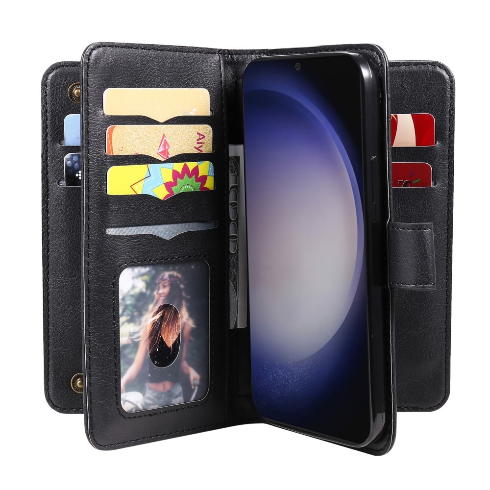 Lompakkokotelo Multi-slot Samsung Galaxy S24 Plus musta