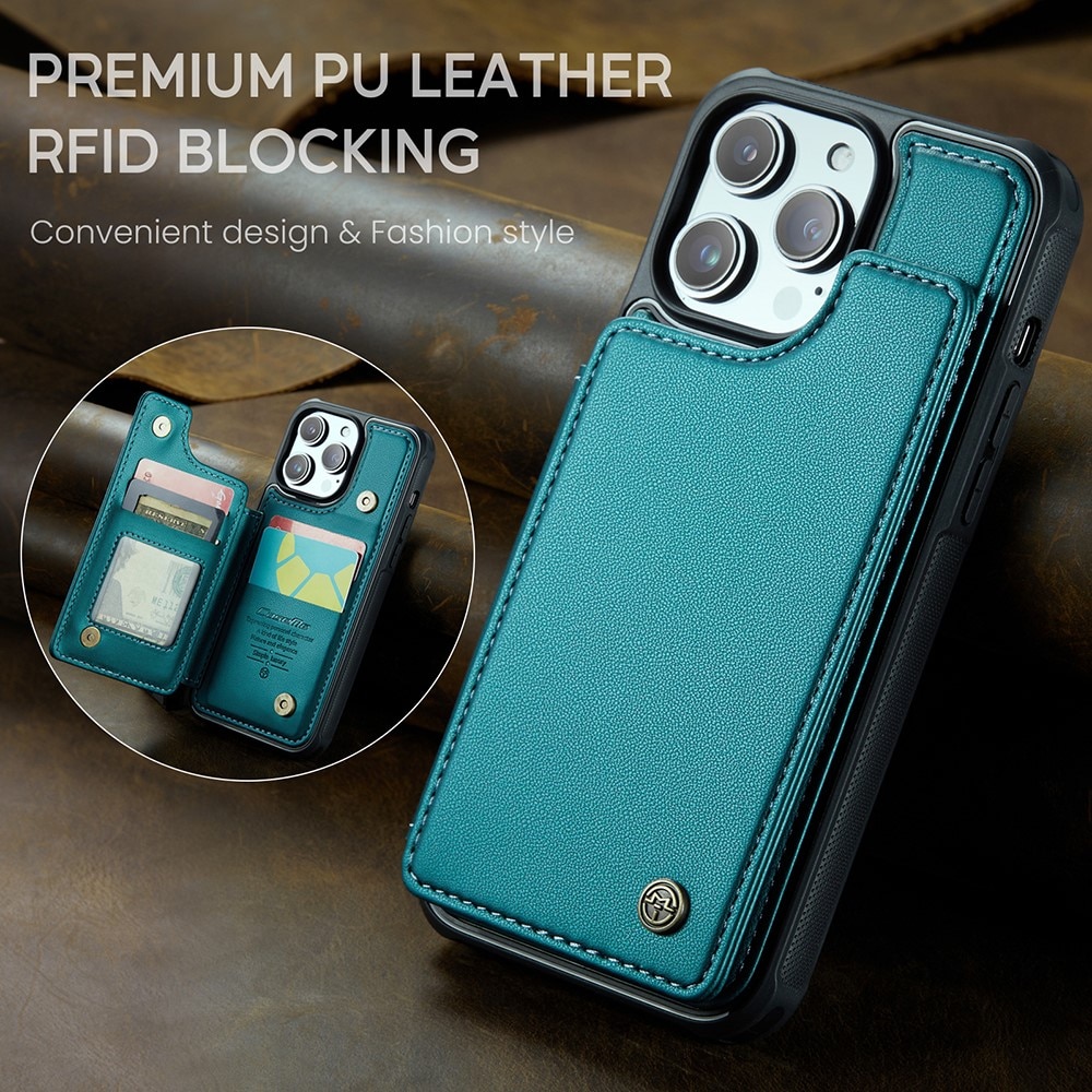RFID-blocking Lompakonkuori iPhone 14 Pro sininen