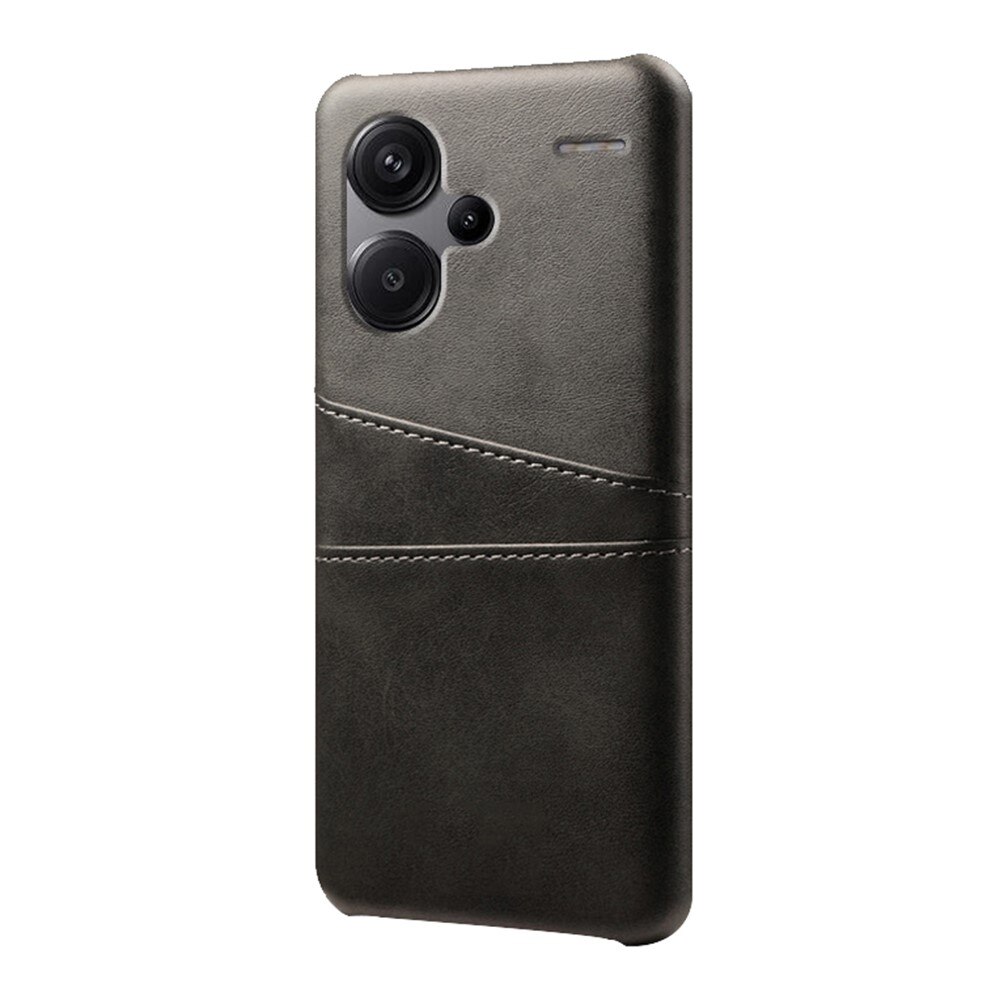 Card Slots Case Xiaomi Redmi Note 13 Pro Plus Musta