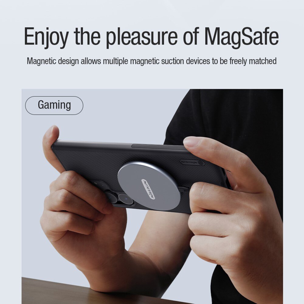 Frosted Shield MagSafe Samsung Galaxy S24 Ultra Musta