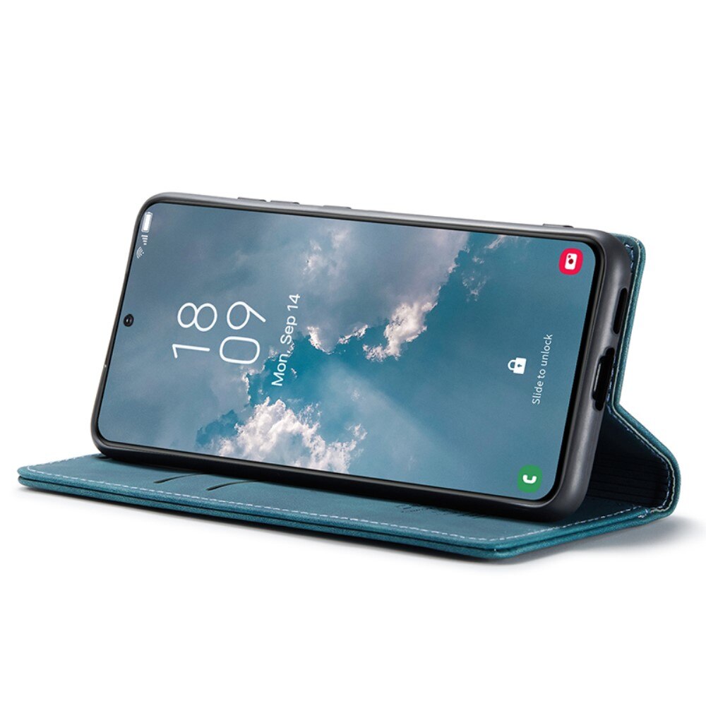 Slim Lompakkokotelo Samsung Galaxy S24 Plus Sininen
