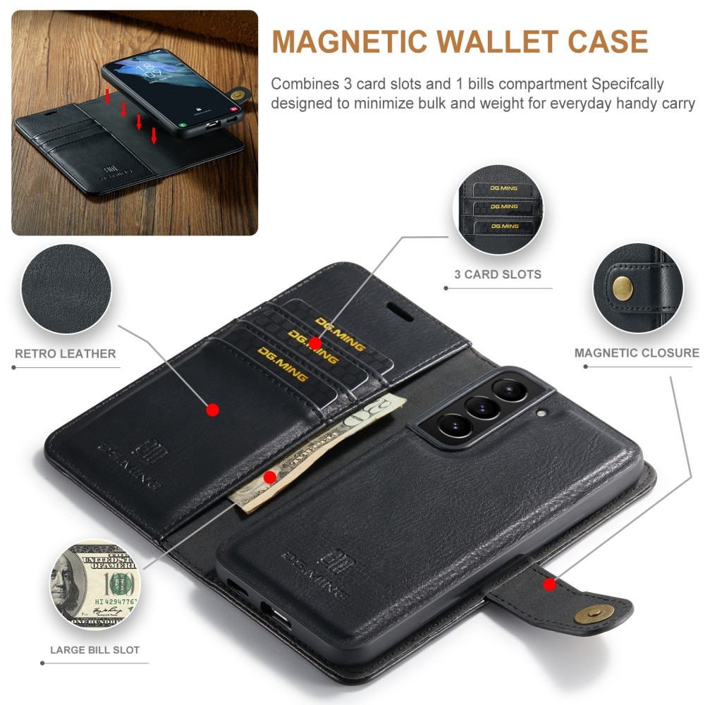 Magnet Wallet Samsung Galaxy S24 Plus Black