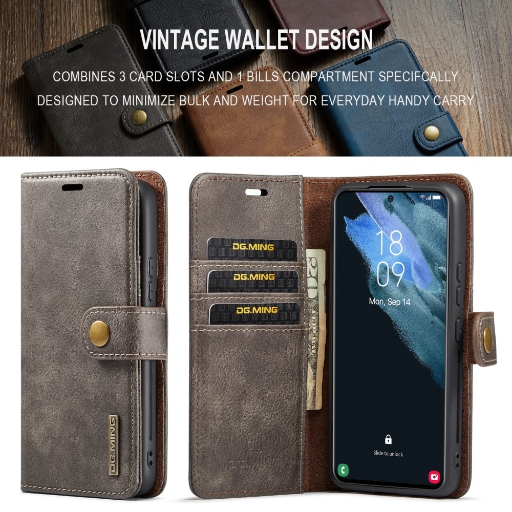 Magnet Wallet Samsung Galaxy S24 Plus Brown