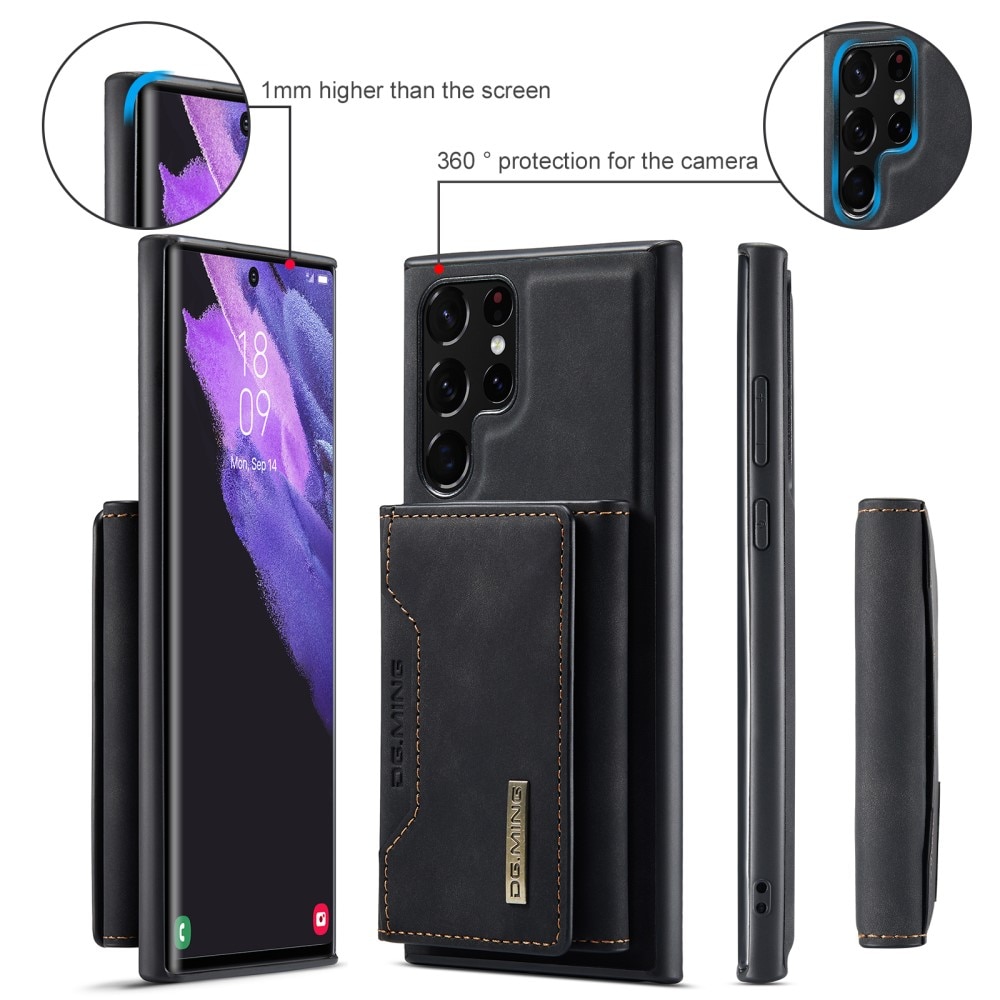 Magnetic Card Slot Case Samsung Galaxy S24 Ultra Black