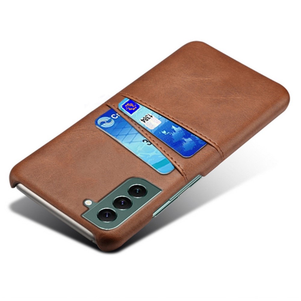 Card Slots Case Samsung Galaxy S24 Plus ruskea