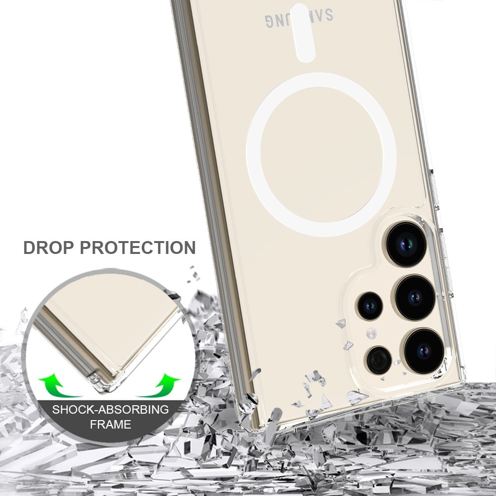 Hybridikuori MagSafe Samsung Galaxy S24 Ultra kirkas