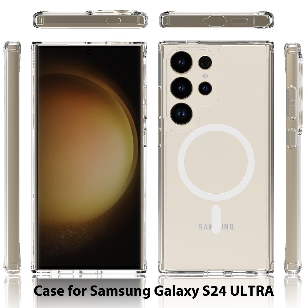 Hybridikuori MagSafe Samsung Galaxy S24 Ultra kirkas