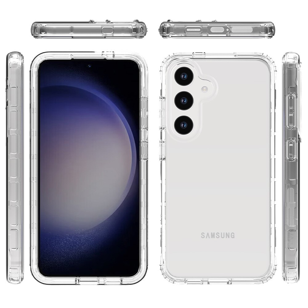 Full Protection Case Samsung Galaxy S24 läpinäkyvä