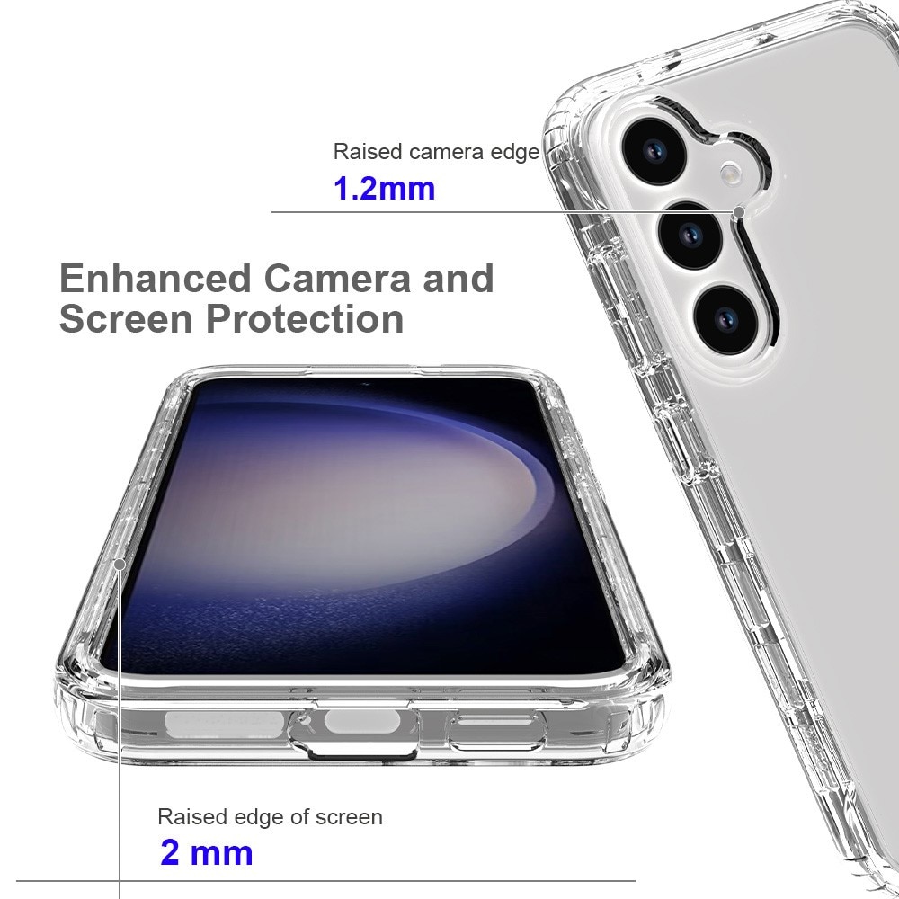Full Protection Case Samsung Galaxy S24 läpinäkyvä