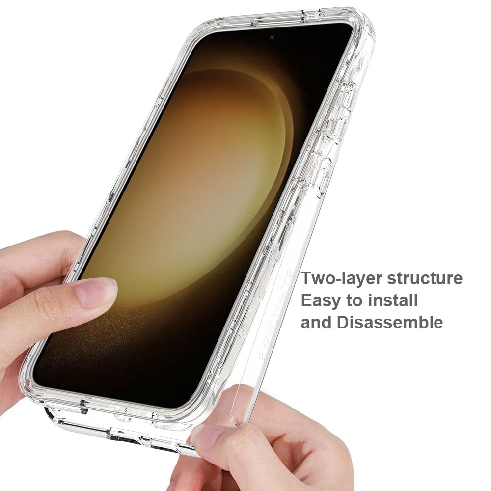 Full Protection Case Samsung Galaxy S24 Plus läpinäkyvä