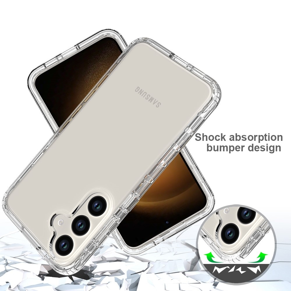 Full Protection Case Samsung Galaxy S24 Plus läpinäkyvä