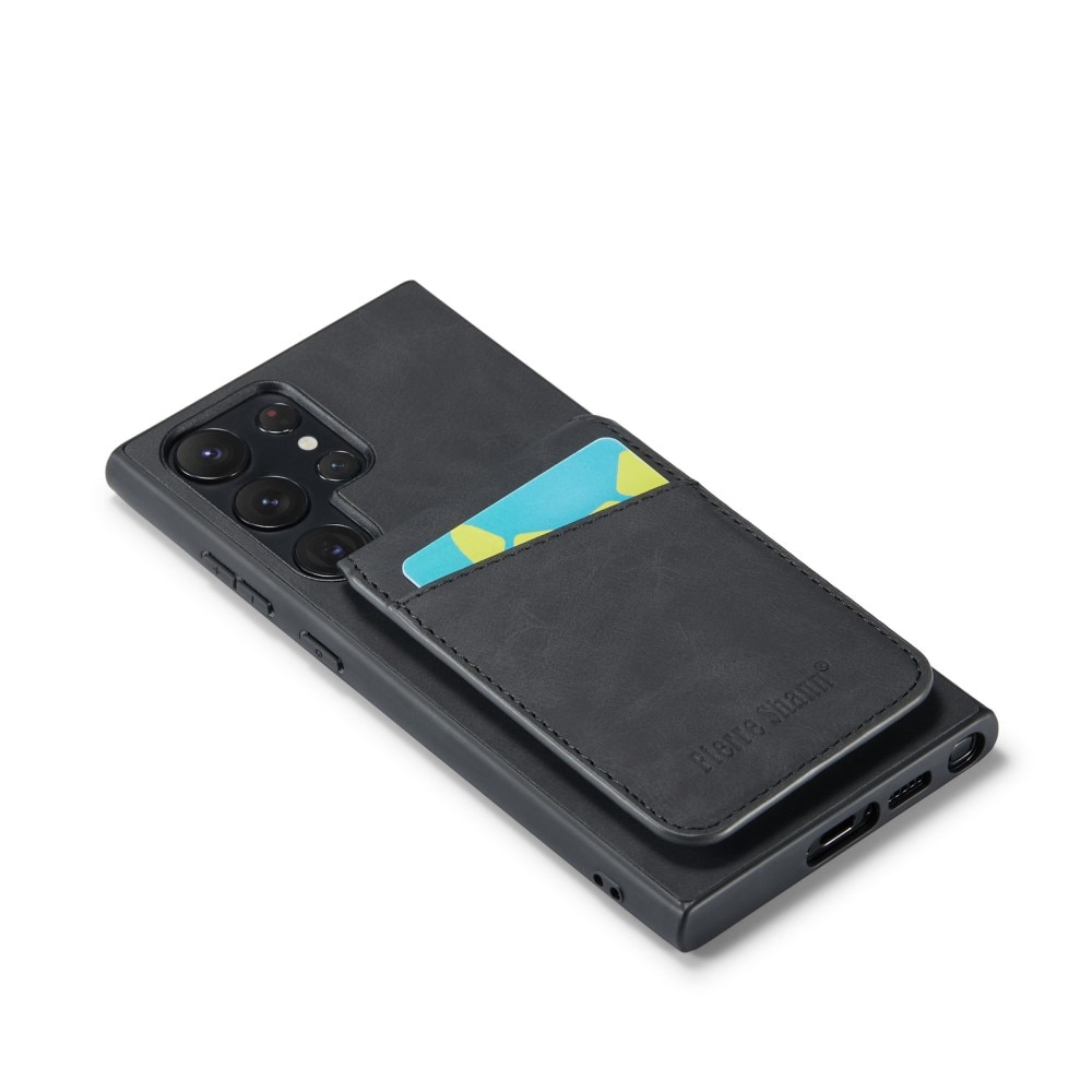 Multi-slot RFID-blocking Kuori Samsung Galaxy S24 Ultra musta