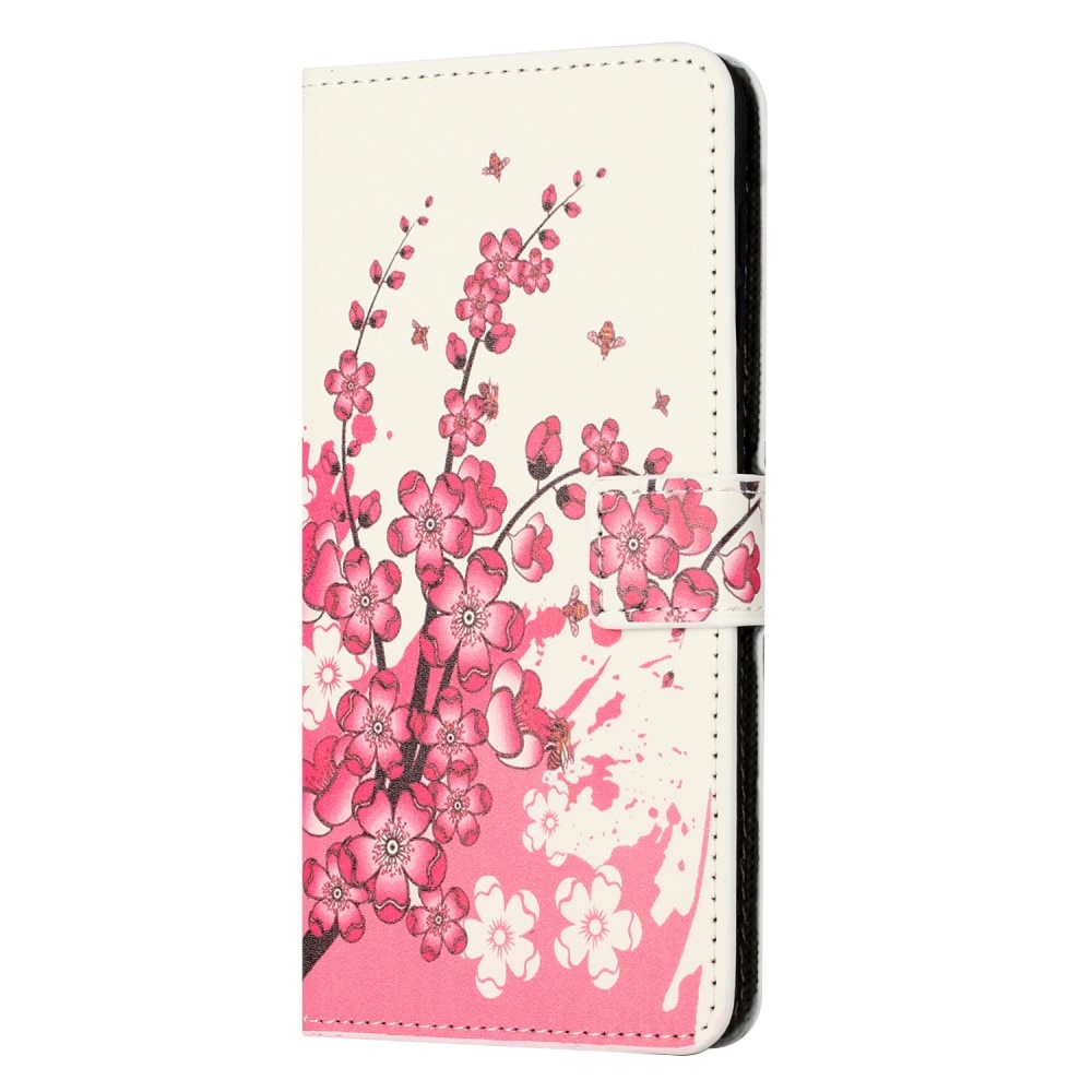 Samsung Galaxy A55 Lompakkokotelo kirsikankukka