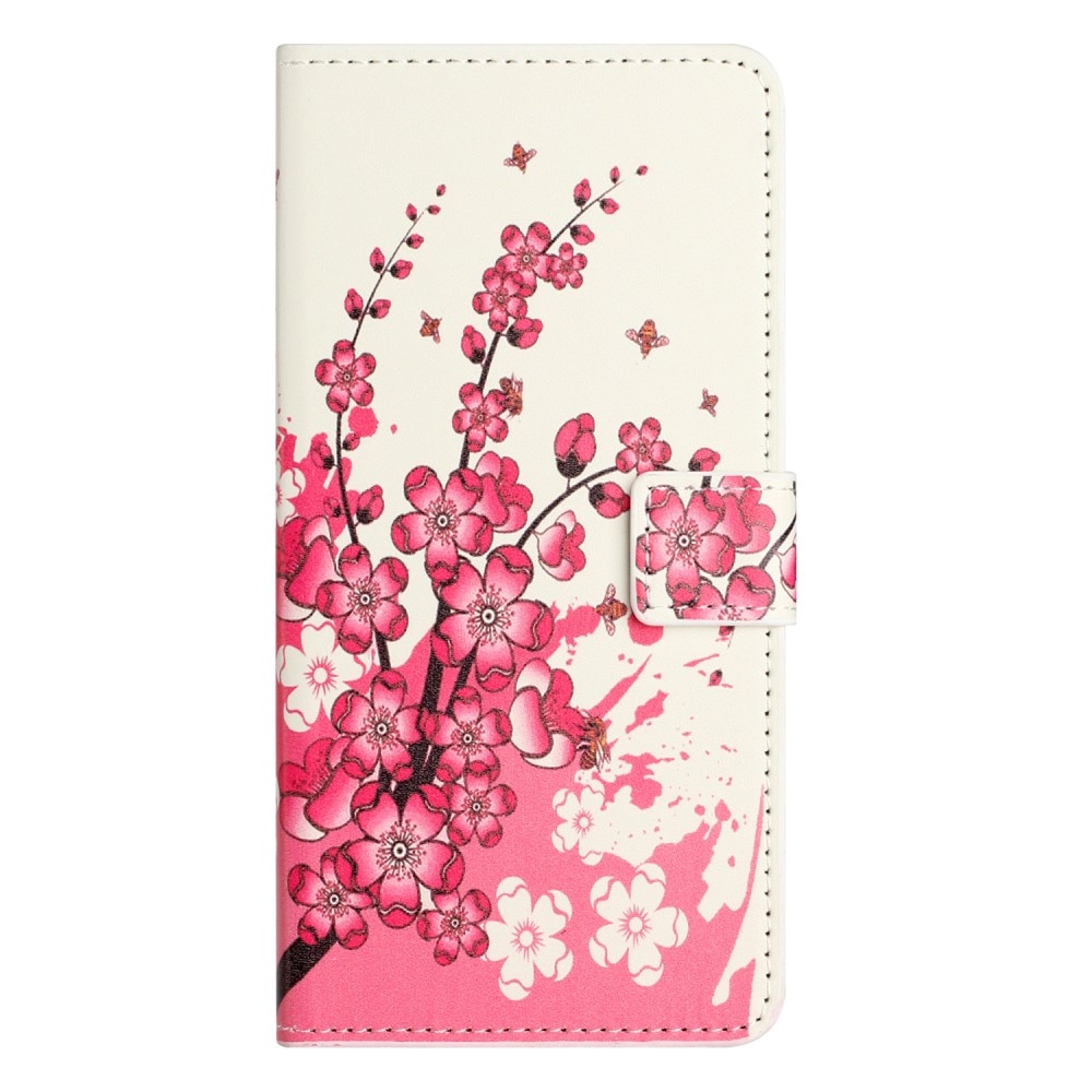 Samsung Galaxy A55 Lompakkokotelo kirsikankukka