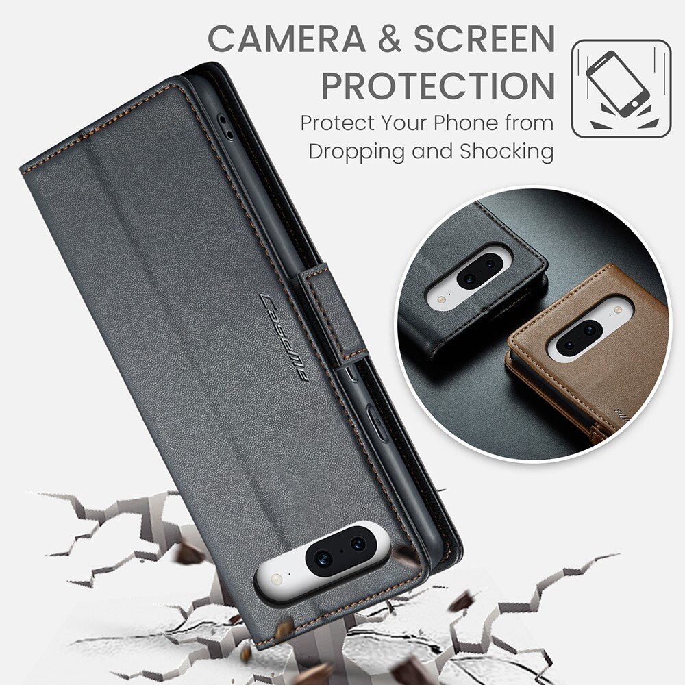 RFID Slim Lompakkokotelo Google Pixel 8a Musta