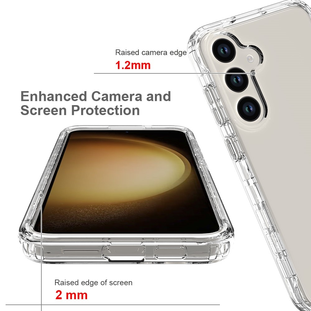 Full Cover Kuori Samsung Galaxy S24 Plus läpinäkyvä