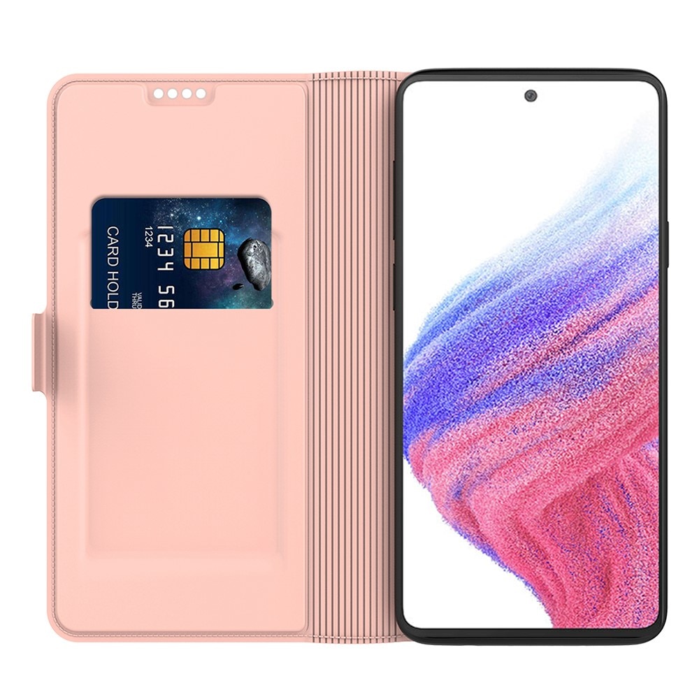Slim Card Wallet Samsung Galaxy S24 Plus ruusukulta