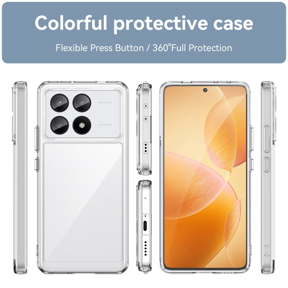 Crystal Hybrid Case Xiaomi Poco X6 Pro kirkas