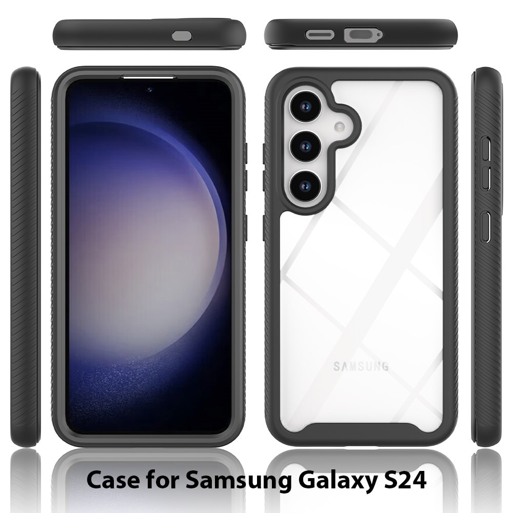 Full Cover Kuori Samsung Galaxy S24 musta