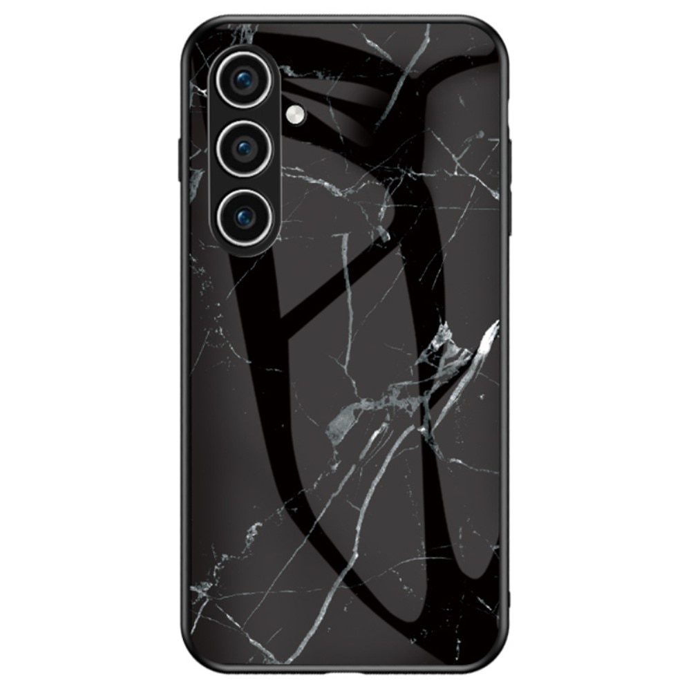 Panssarilasi Kuori Samsung Galaxy S24 musta marmoria