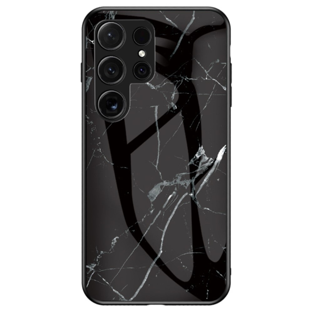 Panssarilasi Kuori Samsung Galaxy S24 Ultra musta marmoria